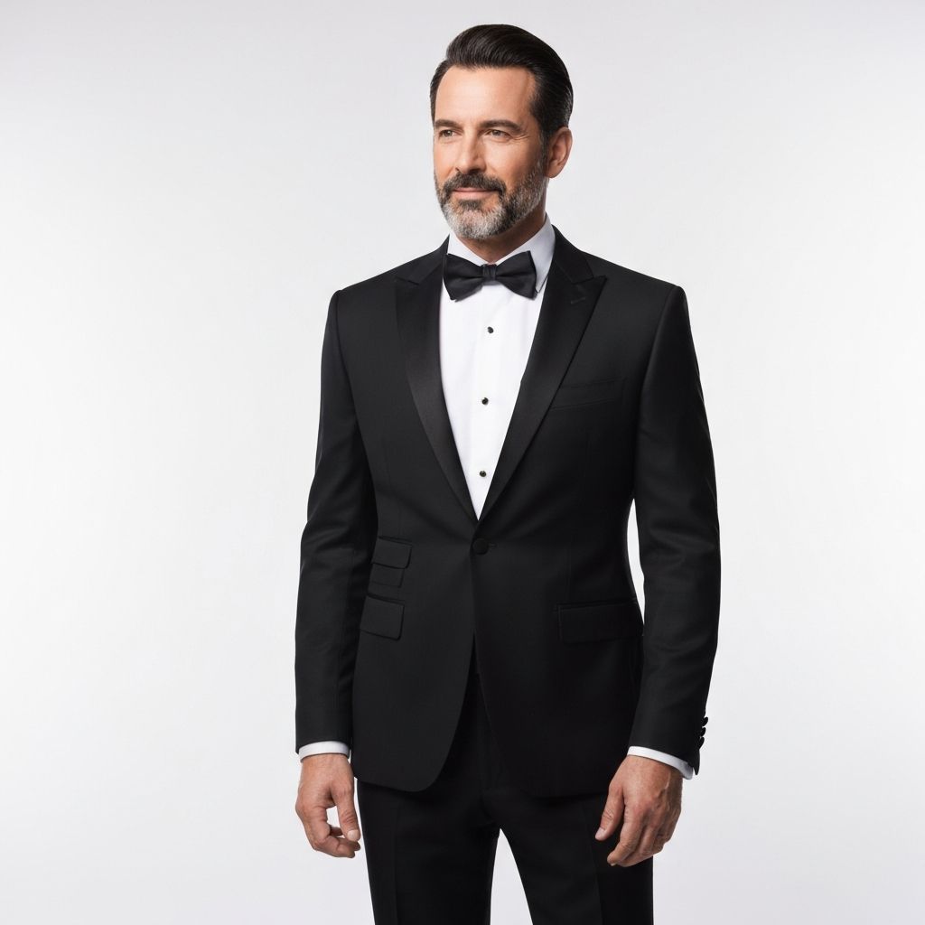 ABITO UOMO CERIMONIA ELEGANTE DAMASCATO NERO