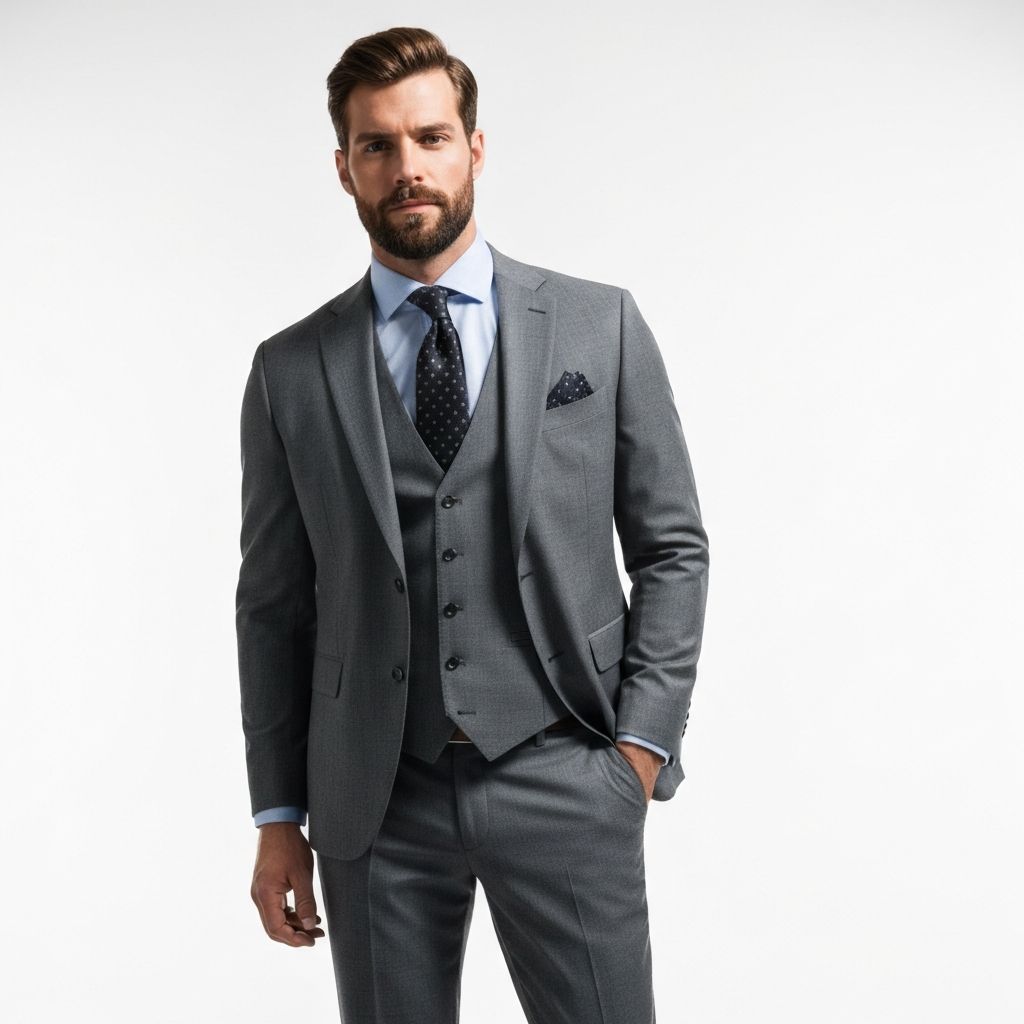 ABITO UOMO CREMA ELEGANTE