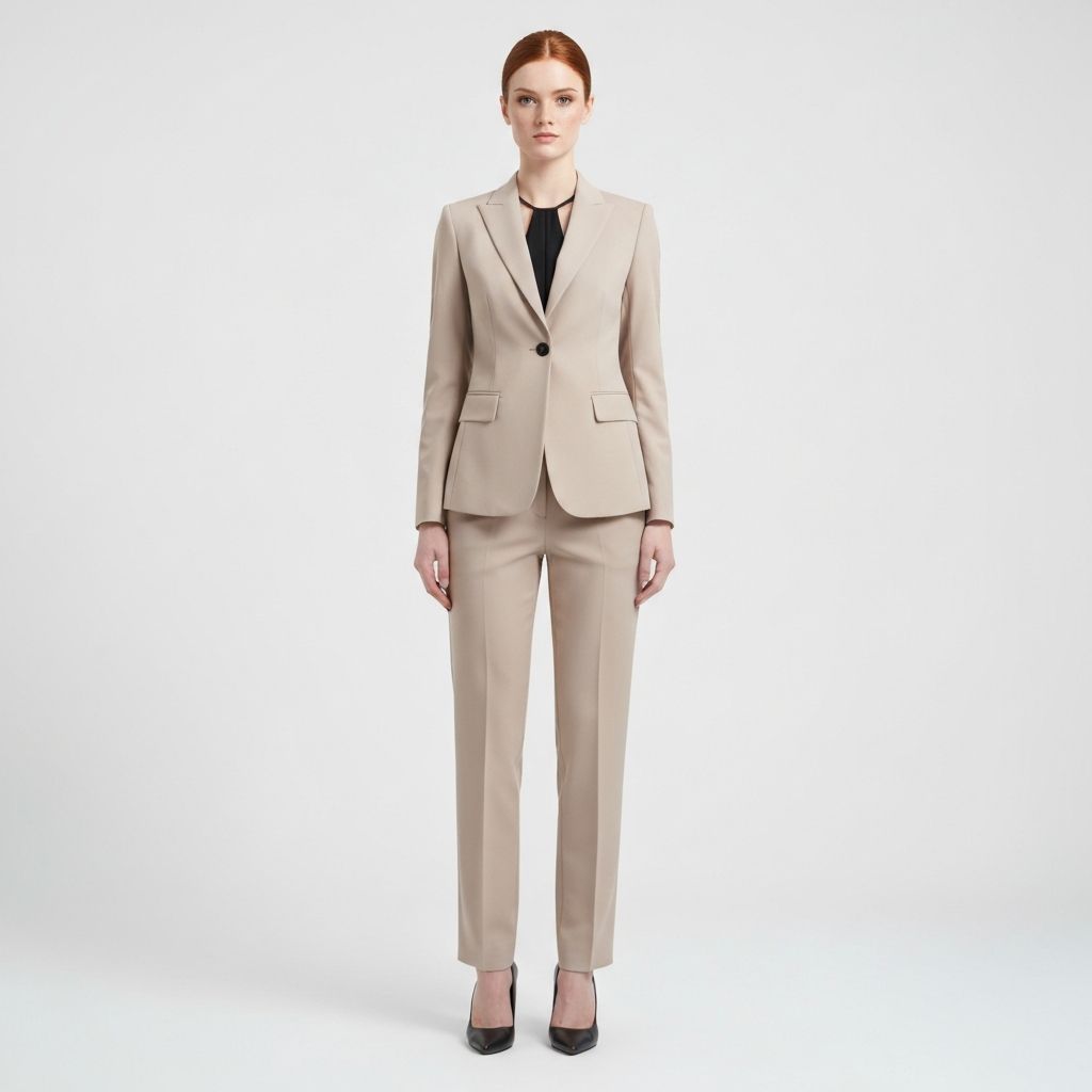 Modello 01 - Giacca Donna Beige